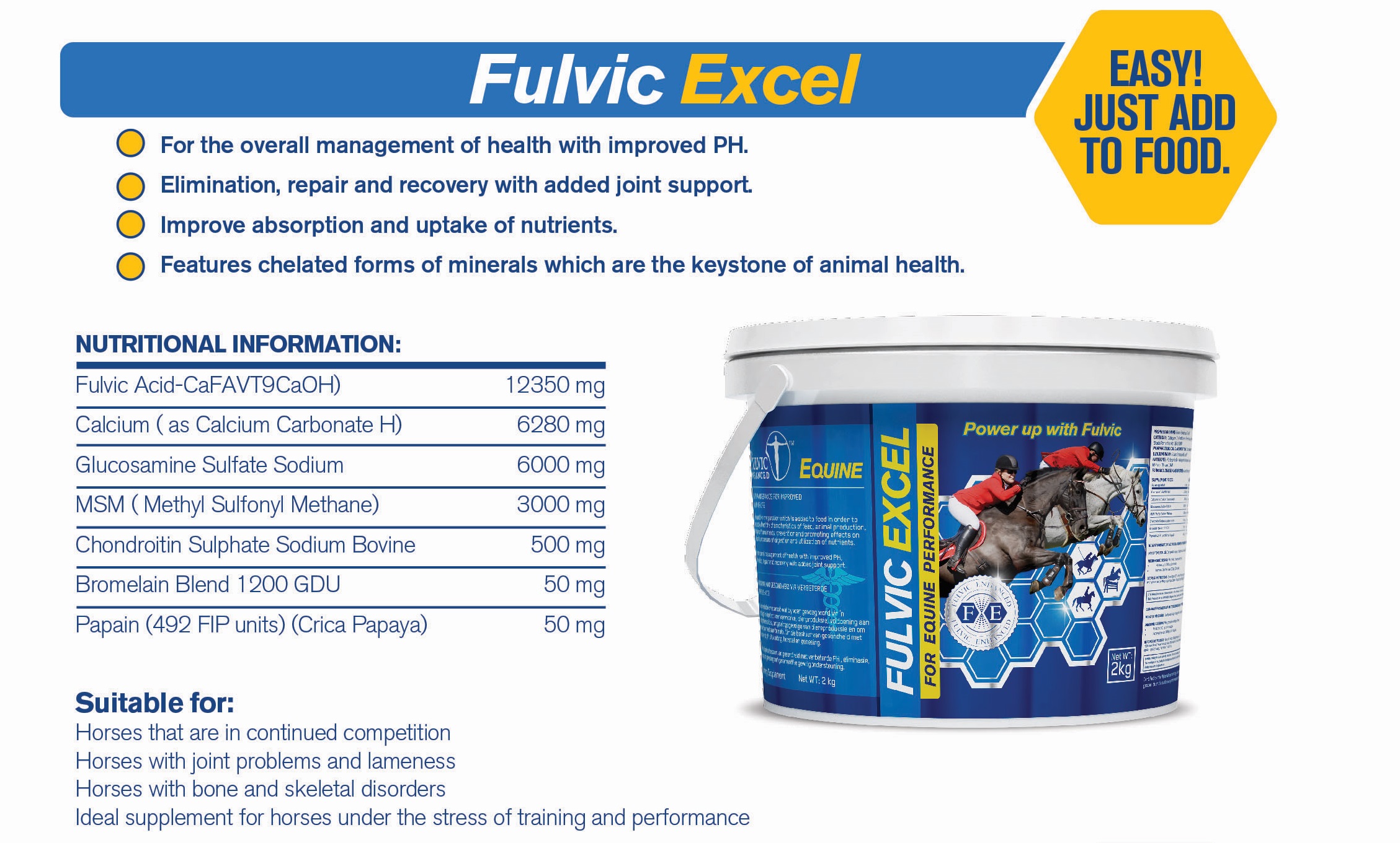 Fulvic-Excel-Equine