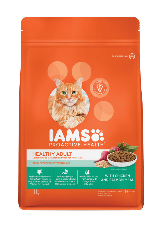 IAMS Multicat Cat Food - Salmon & Chicken Flavour