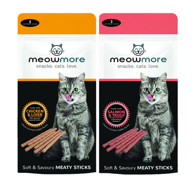 MeowMore Meaty Sticks Cat Treats