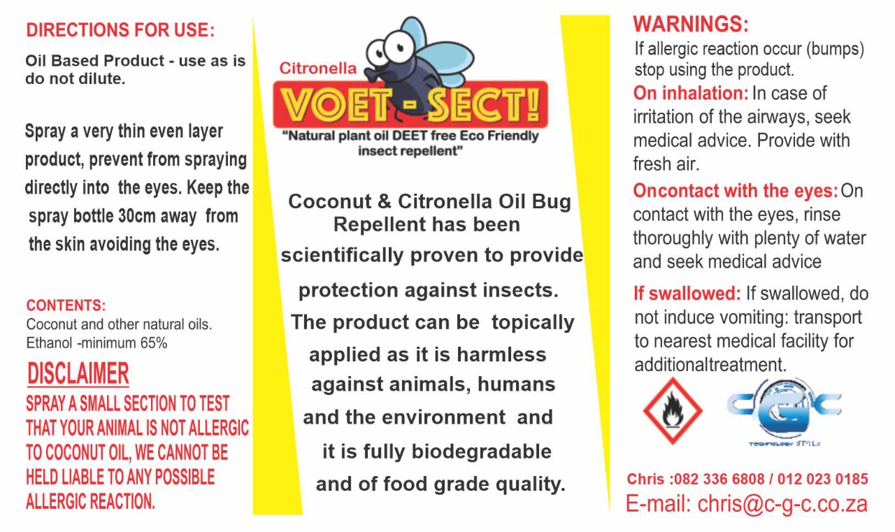 Citronella Label