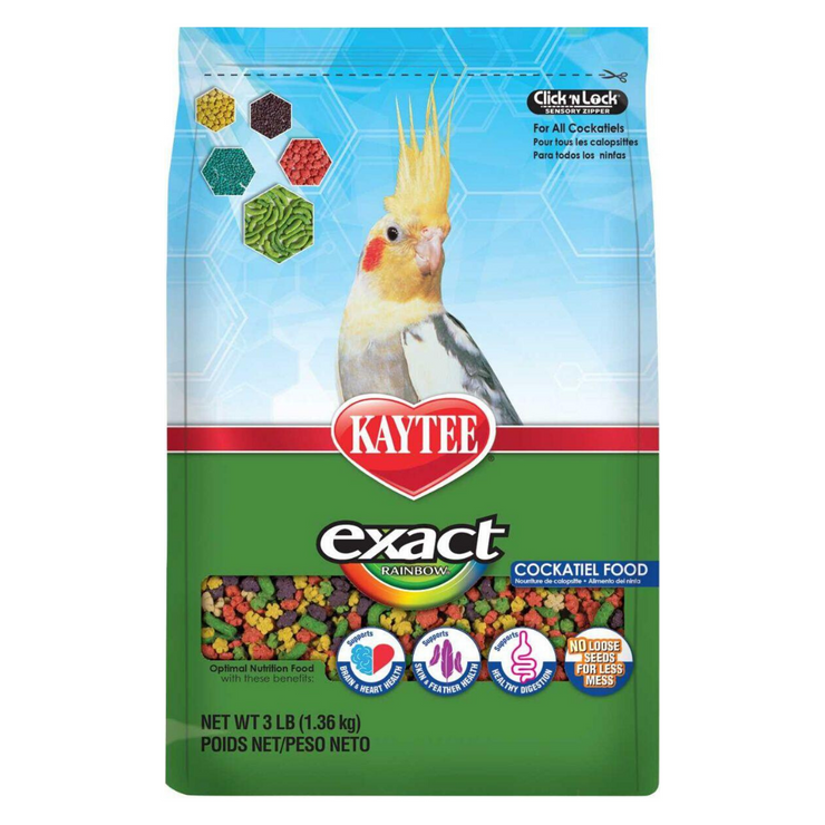 kaytee cockatiel food kaytee exact rainbow cockatiel food