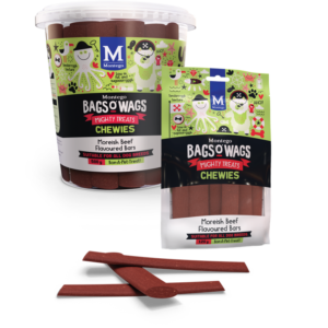 Montego Bags O Wags Chewies - Moreish Beef Flavoured Bars