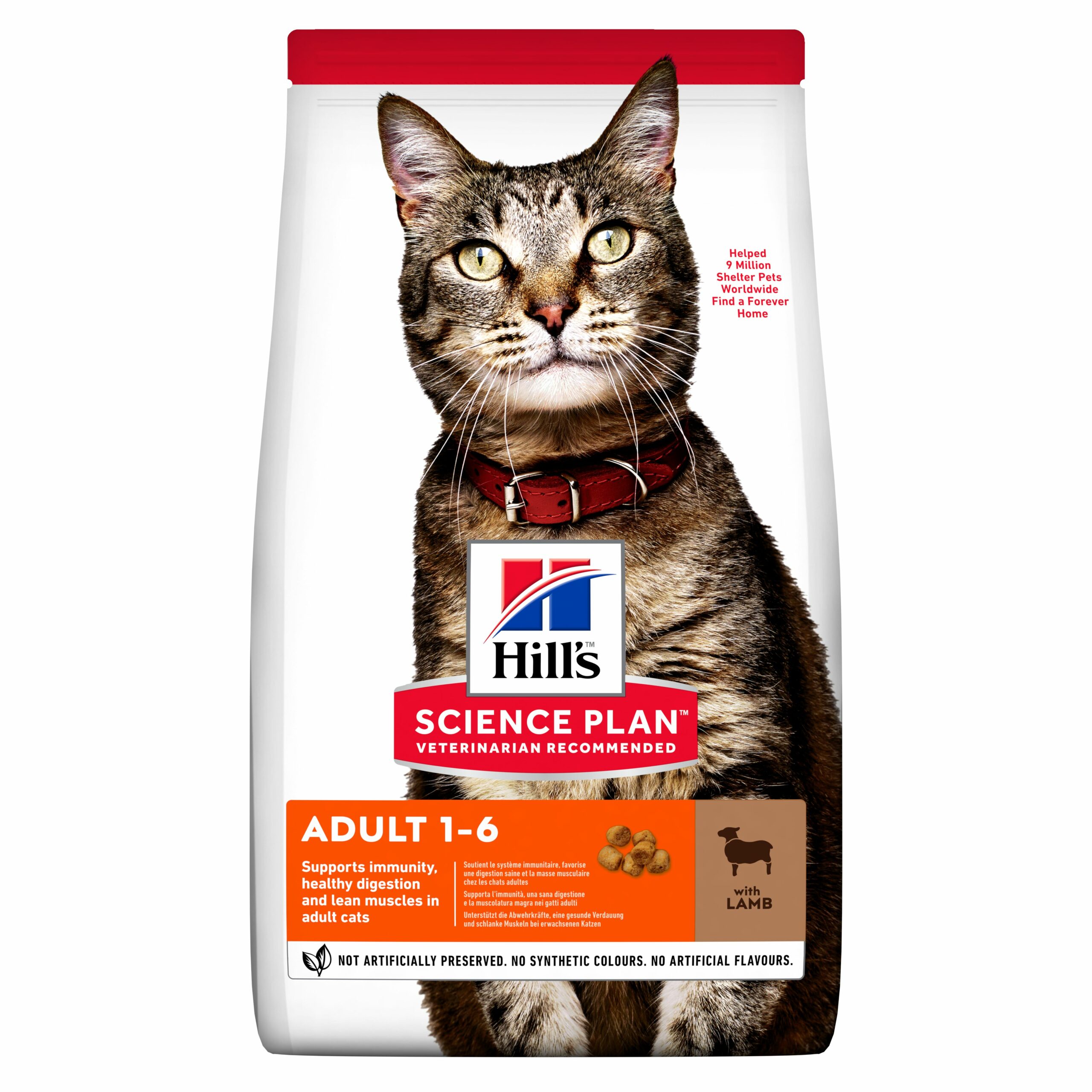 Hills Science Plan Feline Adult Cat Food - Lamb