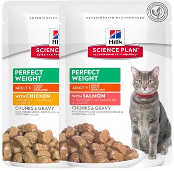 hills feline perfect weight pouches