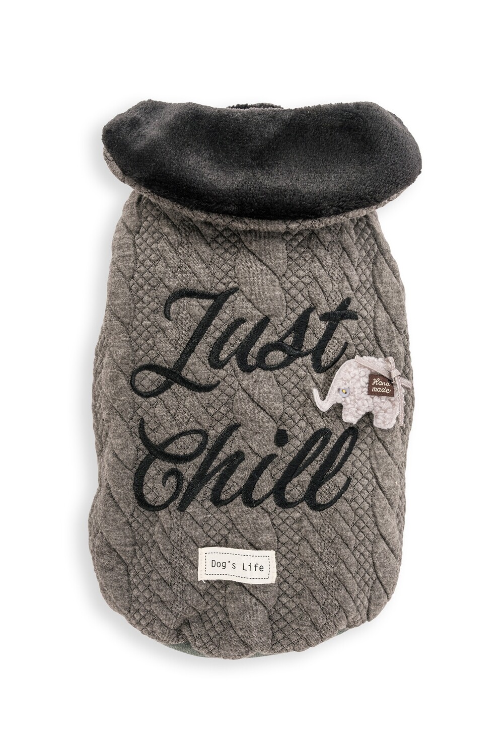 Dogs Life Just Chill Elephant Winter Cape Grey Dogs Life Just Chill Elephant Winter Cape Grey